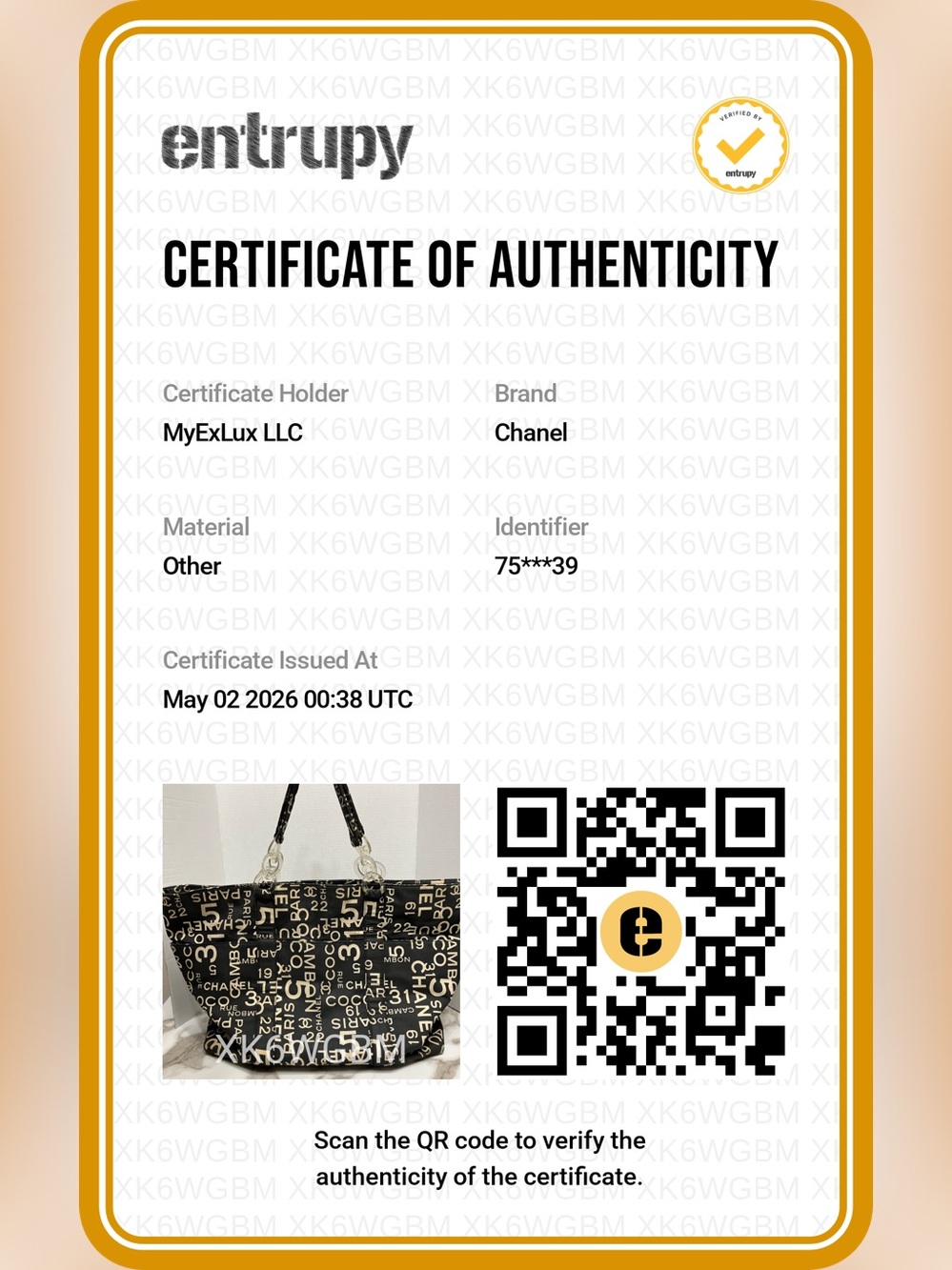 CHANEL Bysy Line Tote Bag Canvas Black CC XL tote w/COA - Picture 6 of 16